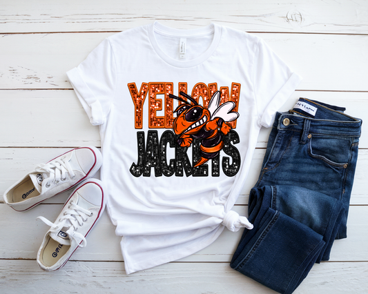 Yellow Jackets Glitter