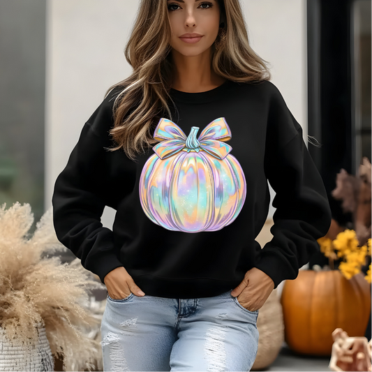 Iridescent Pumpkin Sweatshirt