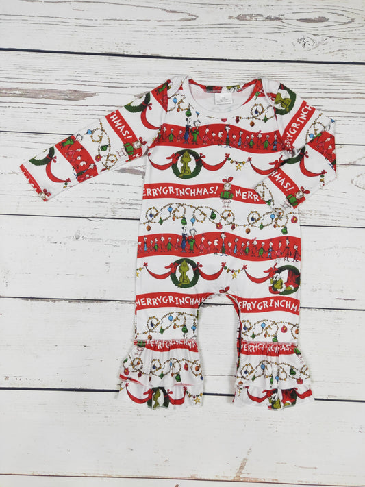 Baby Merry Christmas Character romper:
